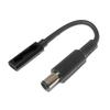 New 1x Type C Female To 7.4x5.0mm 65W PD Charger Cable Power Cable for Dell Laptops