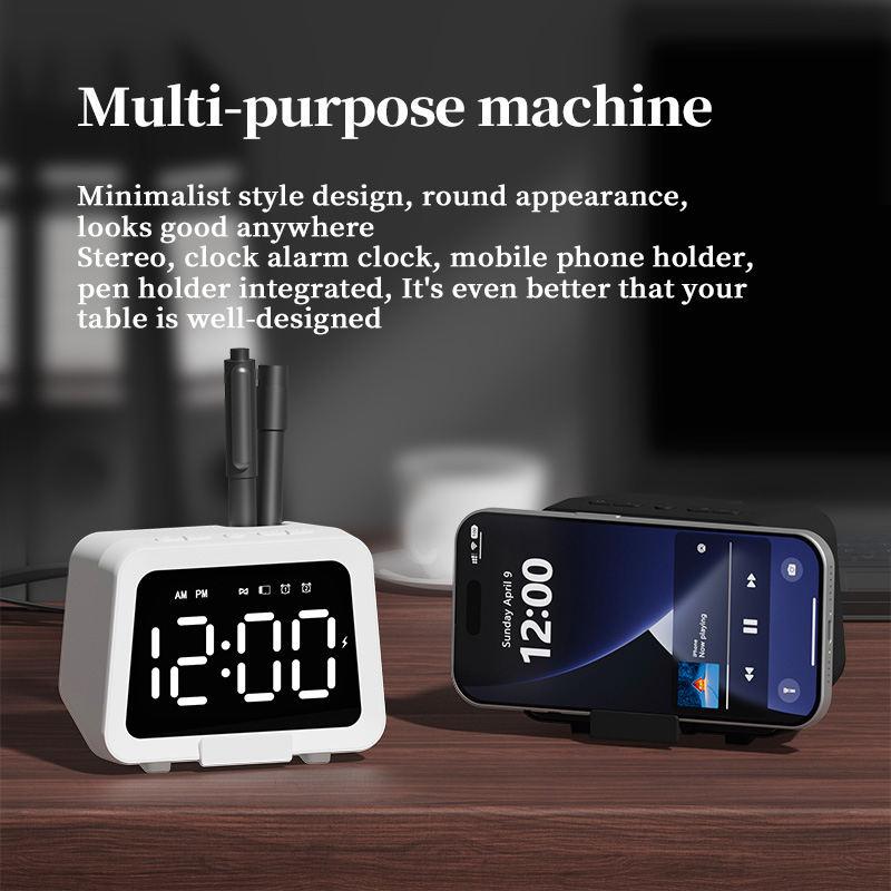 Многофункциональный цифровой будильник G9 Reloj Светодиодный цифровой настольный clock Дисплей температуры Недели Календарь Настольный будильник Свет
