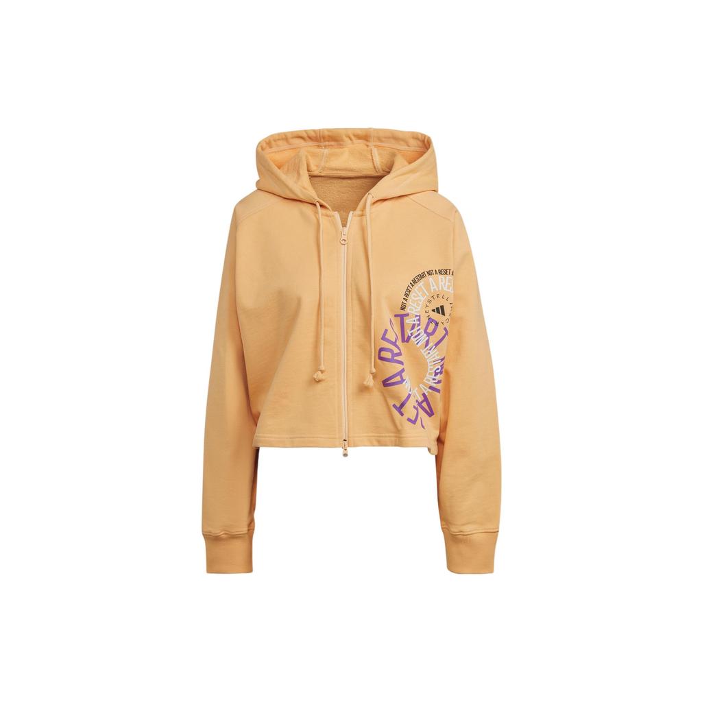 adidas FW22 Stella McCartney Куртка с капюшоном женская Верхняя одежда Желтый IB5890