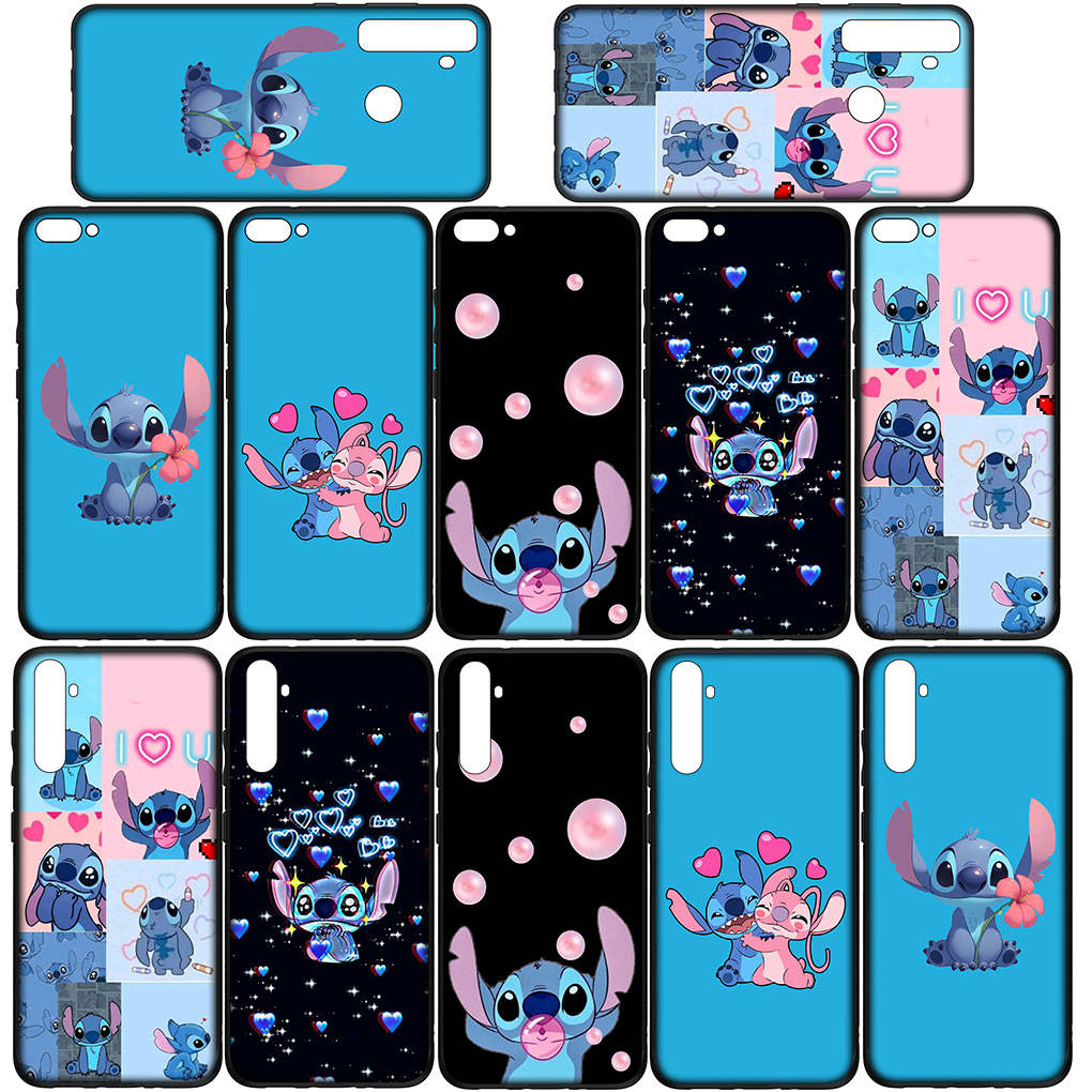 Чехол для телефона Samsung Galaxy S25 S24 S23 iPhone 16 15 Xiaomi Redmi Note 14 13 12 16E X 11 Pro Max OPPO Moto Huawei Cartoon New Stitch Fashion Cover