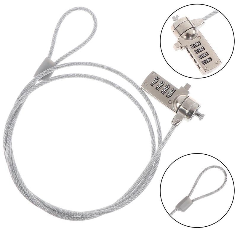 4-значный пароль безопасности компьютерный замок противоугонная цепь для ноутбука ПК ноутбук