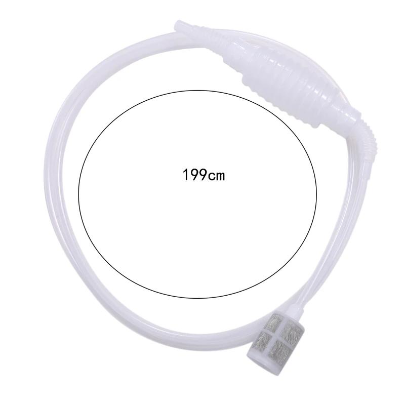 New Brewing Siphon Hose Wine Beer Making Tool 2M Plastic For Homebrew Food Grade