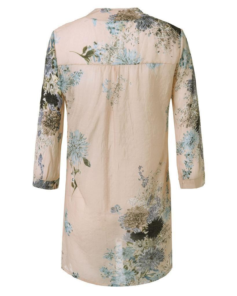 Vintage Women Floral Printed Casual Loose Dress With Timeless Charm For All Occasions