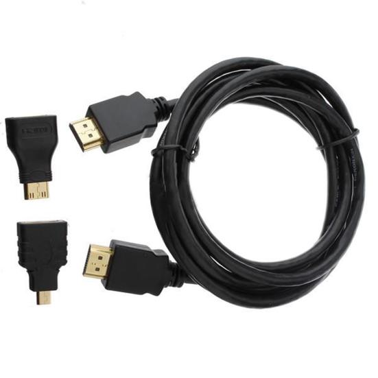 Кабель 3 в 1 HDMI-совместимый высокой скорости и высокой четкости к HDMI-совместимому + Микро
