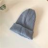 Модная однотонная универсальная вязаная шапка для мужчин и женщин, повседневная модная ретро-трендовая термошапка, шерстяная холодная шапка