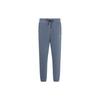 Solid Color Logo Fleece Knit Joggers Unisex Bottoms Blue Gray 23RMF601UGB7