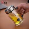 Heenoor Double-Wall Glass Tea Mug with Handle and Infuser
