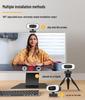 PC Webcam with Microphone, 2K/4K Streaming, USB, Full HD Autofocus, Driver-Free, Ideal for Online Classes