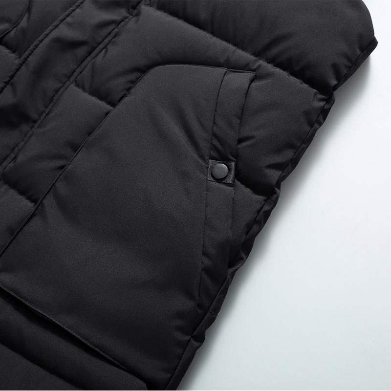 Модные зимние безрукавные парки мужские длинные жилеты с капюшоном больших размеров повседневная толстая теплая верхняя одежда мужские куртки