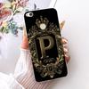 Clear For Huawei P8 Lite 2017 Case Luxury Crown Fashion A-Z Letters 2D Flat Pattern Soft Casing For Huawei PRA-LA1 PRA-LX1 Cover