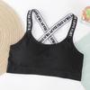 Korean Style Anti-Sagging Bralette for Junior High Girls (80-155 Lbs), Wire-Free with Beautiful Back Design