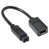 7,9-дюймовый удлинитель Firewire IEEE 1394 6-контактный female на 1394b 9-контактный male, кабель-переходник для подключения камеры/компьютера