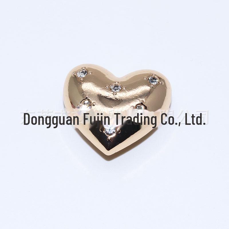 2024 Золотая металлическая пряжка для обуви в виде цветка Аксессуары для DIY и торговых центров