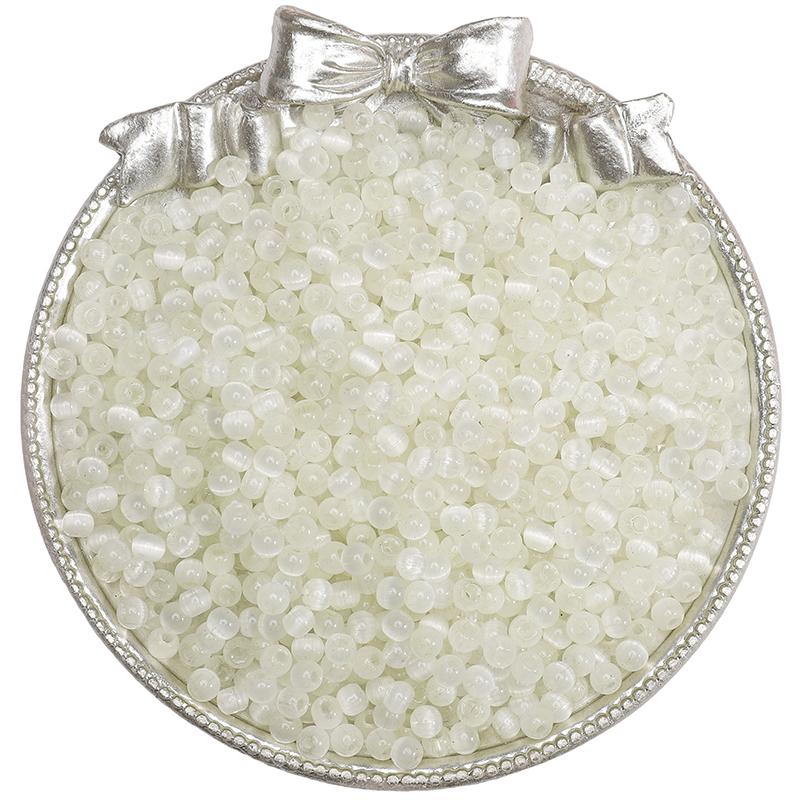 Стеклянные бусины-рис 4 мм с эффектом кошачьего глаза, разных цветов для изготовления украшений своими руками