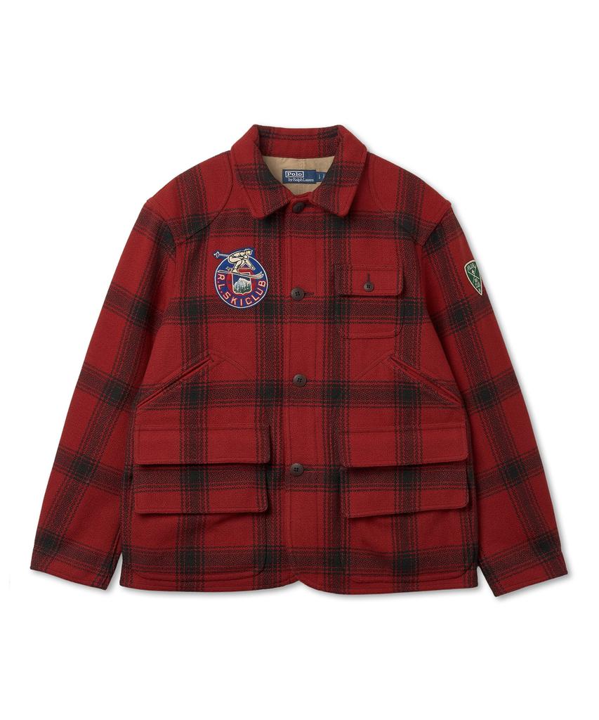 Polo Ralph Lauren Plaid Wool Utility Jacket - Multicolor
