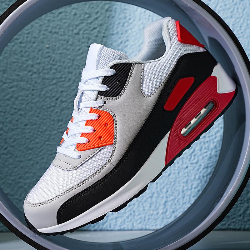 2024 Spring and Autumn New Sports Little White Shoes Light, Breathable and Comfortable Men's Couples Trend Air Cushion Men's Shoes