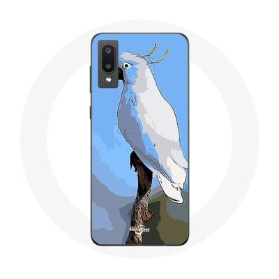 Coque - Samsung - Galaxy A02 - Cacatoès Perroquets - Souple - Protection Smartphone