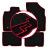 Велюровые коврики с красной окантовкой для: Dacia Duster I 4WD Внедорожник (2010-2018)