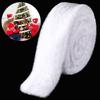 5cmx1.5m Faux Rabbit Fur Ribbon Tapes Soft Fluffy Plush Fabric Trim Trimming DIY Christmas Tree Crafts New Year Costume Material