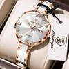 POEDAGAR Fashion Elegant Women Watches Week Date High Quality Waterproof Ladies Quartz Watch Stainless Steel Watch +Box