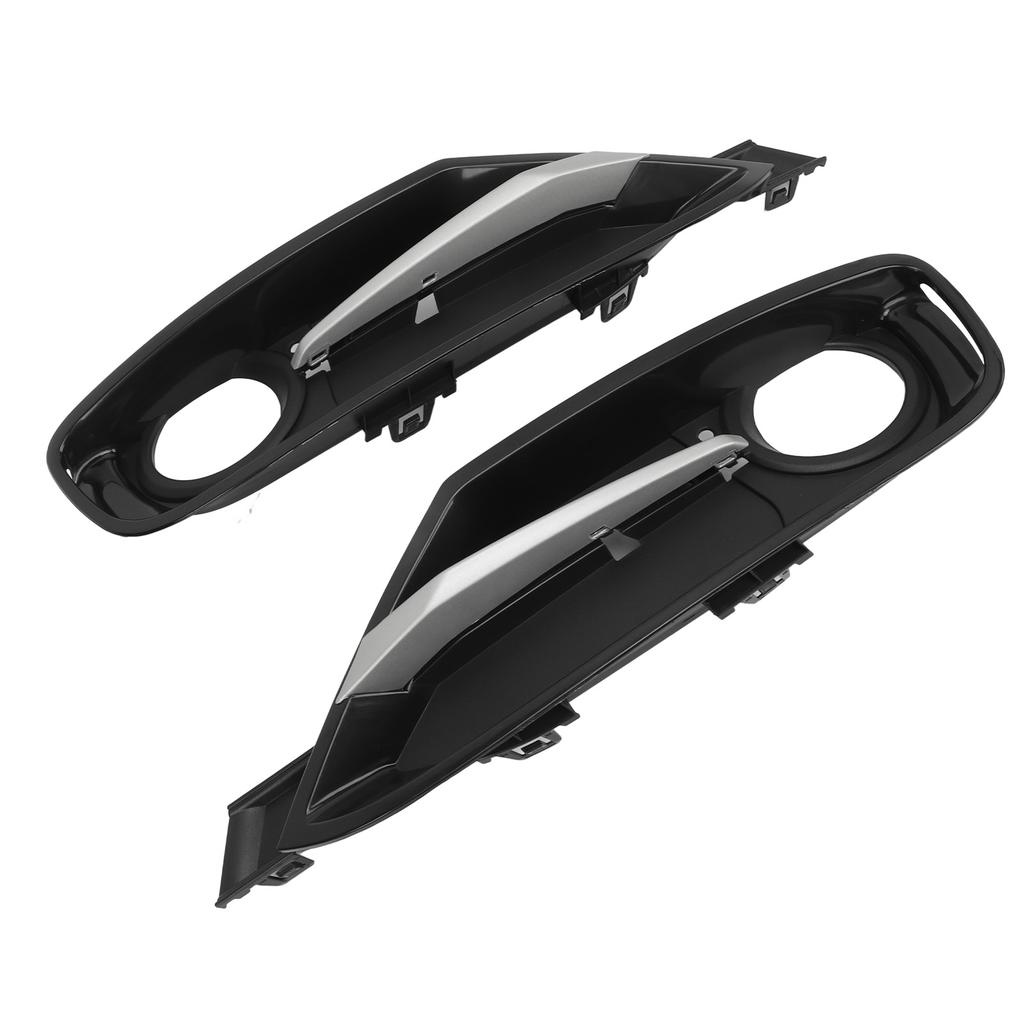 4Pcs Front Bumper Fog Light Grille Trim 51117293105 Fog Light Grille Trim Cover for 3 Series F30