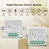 Модуль диммера Zigbee, приложение, пульт дистанционного управления, переключатель штор, работает с Alexa Google Home 2 Gang