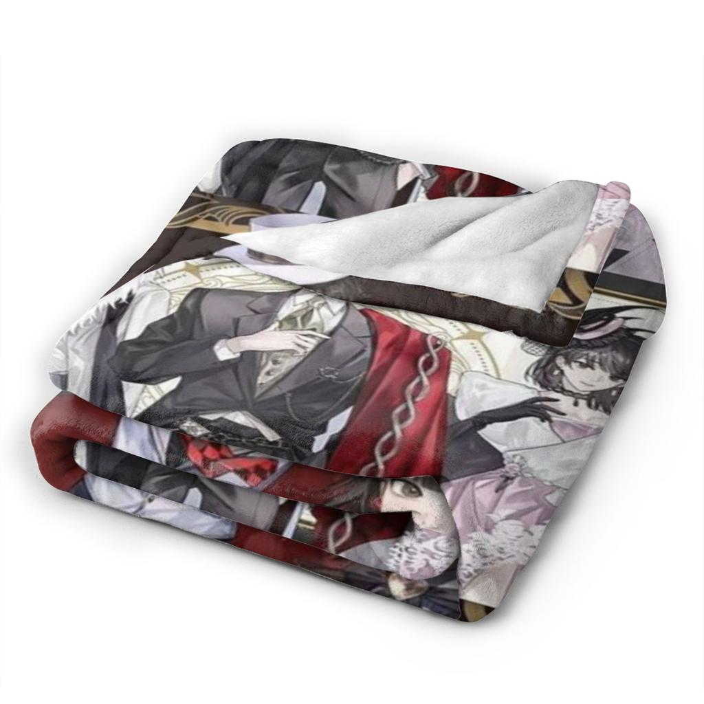 Super Soft Link Click Anime Throw Blanket Premium Flannel Fleece Lightweight Bed Blanket Cozy Plush Blankets All Season Use