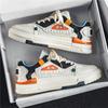 Модная мужская повседневная обувь в корейском стиле, удобная обувь на платформе, новая летняя мужская дышащая обувь на шнуровке, вулканизированные кроссовки