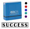 Printtoo Success Self Inking Rubber Stamp Pre-Inked Office Stamp- Home Office Business Stationery, Black- 42 x 9