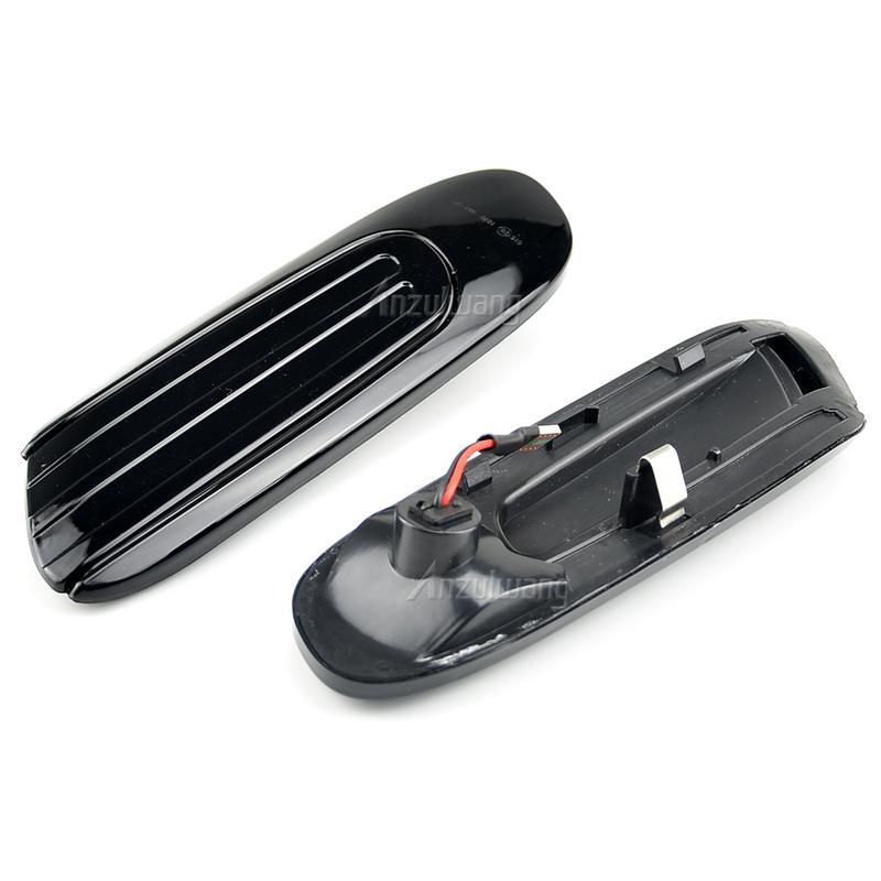 Fit For Mini Cooper F55 F56 F57 2014-2017 Flowing Side Marker Signal Lamps Lights Dynamic Led Side Repeater Indicator Lights