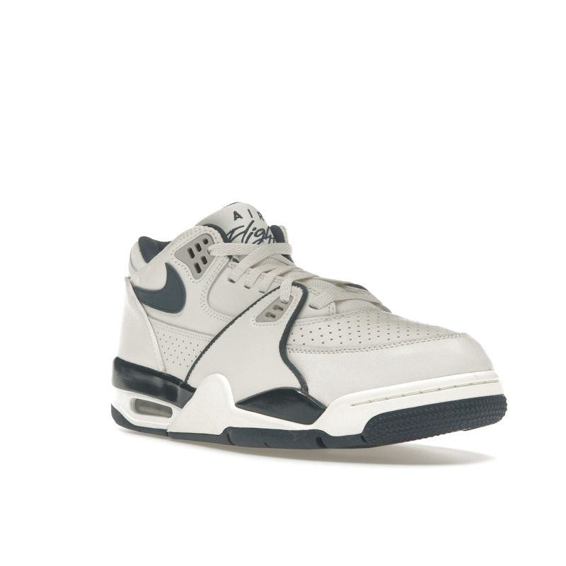 Nike Air Flight 89 Low Sail Armory Navy Men Sneakers Cream Phantom Light-Iron-Ore FQ8256-001