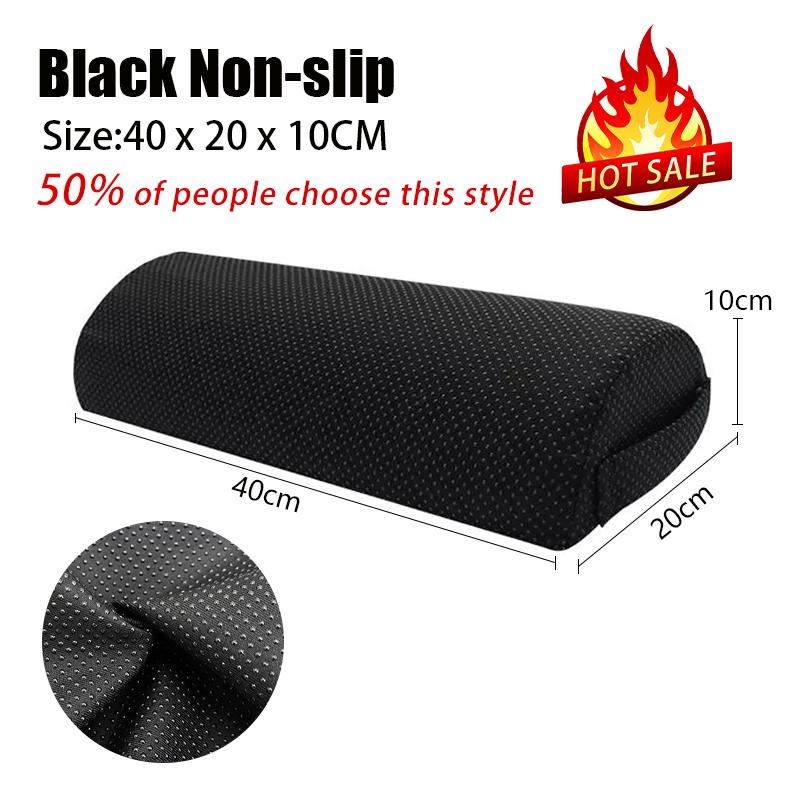 Semicircle Foot Rest Pad Slow Rebound Leg Pad Office Ottoman Pregnant Woman Side Sleeping Knee Pillow Footrest Massage Support