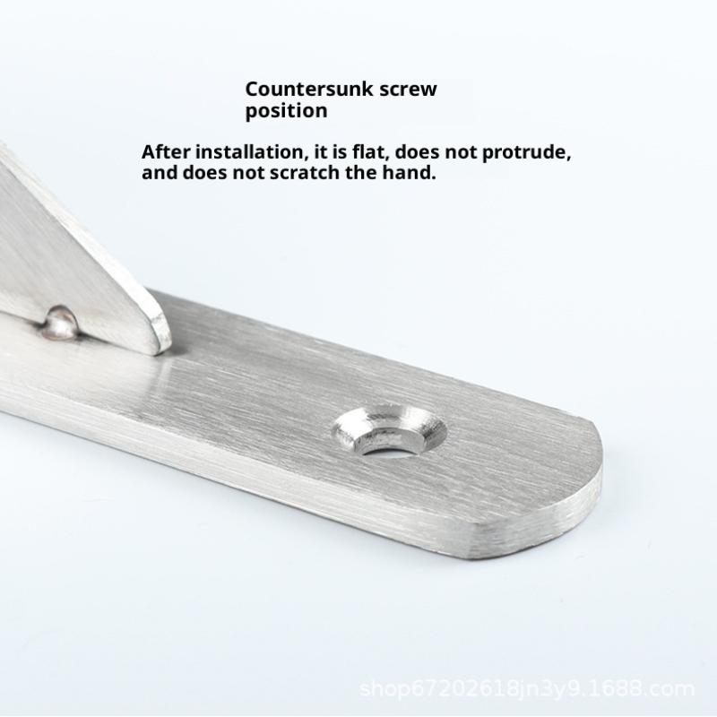 2Pcs Stainless Steel L Type Bracket Angle Bracket Heavy Duty For Wall Angle Bracket