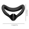Silicone VR Face Cover with Anti-Leakage Nose Pad VR Silicone Mask Cover Protective Eye Pad for Meta Quest 3S VR Accessories