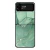 Для Samsung Zflip3 Z Flip3 5g Zflip Flip Черный ПК Смартфон Чехол Розовое Золото Мрамор Арт Мода Жесткий