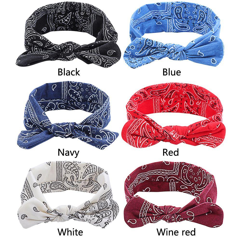 Аксессуары для волос Банданы Кроличьи ушки Повязка для волос Узел Головная повязка Ретро Повязка на голову Женские повязки с узлом