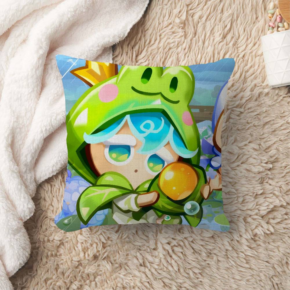 Чехол для подушки Cookie Run Kingdom Чехол для автомобильной подушки-плед для дивана Автомобильный Рождественский подарок xсм xсм