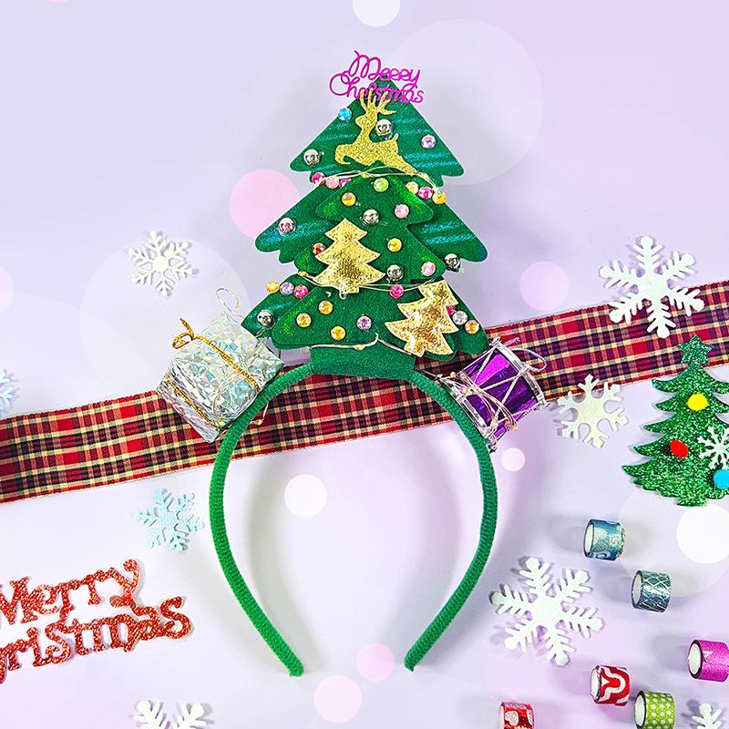 Светящийся DIY Рождественский ободок - Праздничное украшение для вечеринки