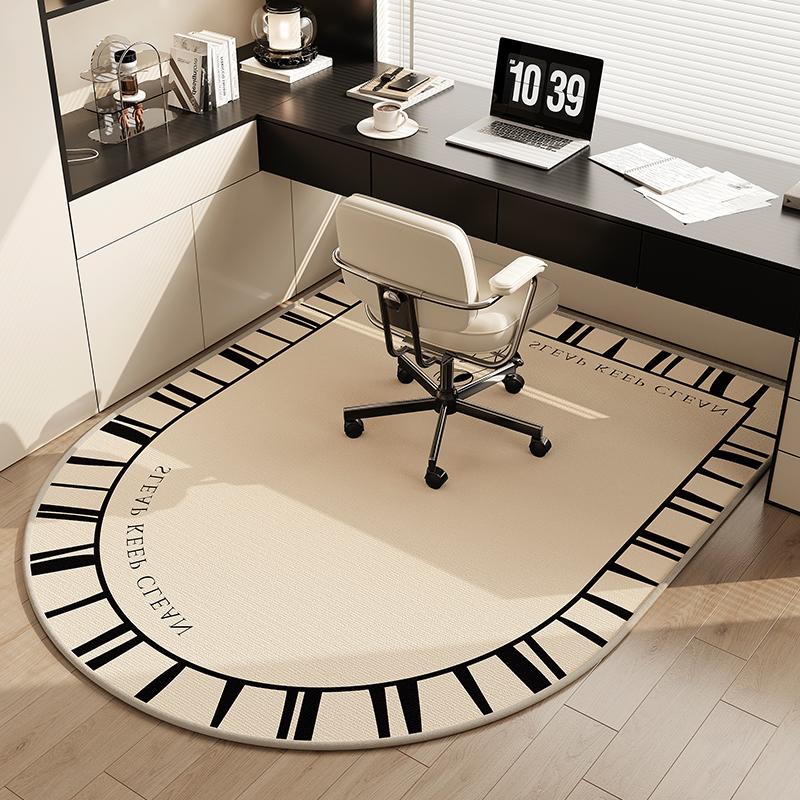 Французское учебное кресло Напольная подушка Легкая роскошь Высокое ощущение Защитная подушка для кресла туалетного столика в спальне Круглый ковер