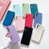 Candy Color Shockproof Case For Samsung S25 Ultra S24 FE S23 Plus S22 S21 A16 A56 A36 A06 A55 A05 A15 A35 A54 5G Soft Rubber Back Cover