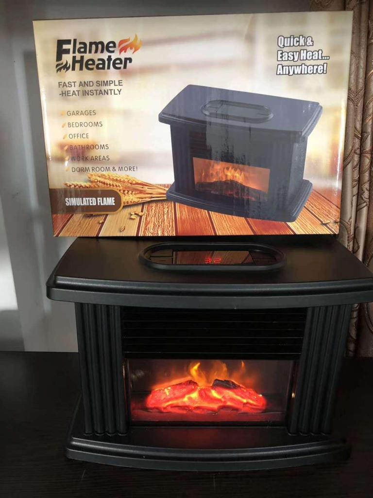 Маленький вертикальный камин-печь: Мини-обогреватель с быстрым нагревом для дома