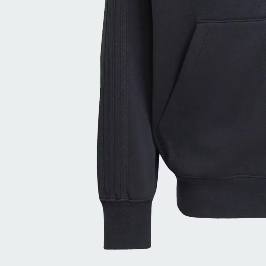adidas Мужская толстовка с капюшоном Originals Adicolor свободного кроя на молнии Мужские толстовки JW8367