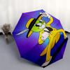 The Mask Automatic Umbrella with Lion Logo Perfect for Fans,Travelers,and Daily Use0132b