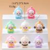 Stuffed Sitting SP Elf Girl Cute Particle Doll DIY Live Blind Bag Decoration Accessories Office Desktop Small Ornament