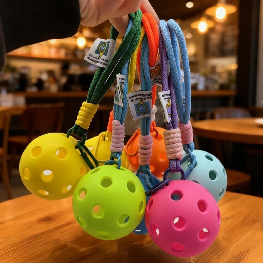 Decorative Pickleball Pendant Creative Pickleball Key Ring for Pickleball Lovers
