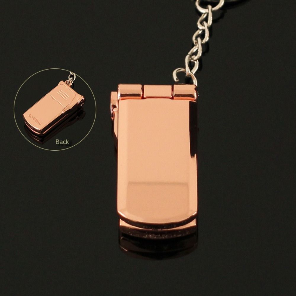Mini Cell Phone Figure Key Ring Loveheart&Bowknot Car Key Chain Phone Model Keychains Couple