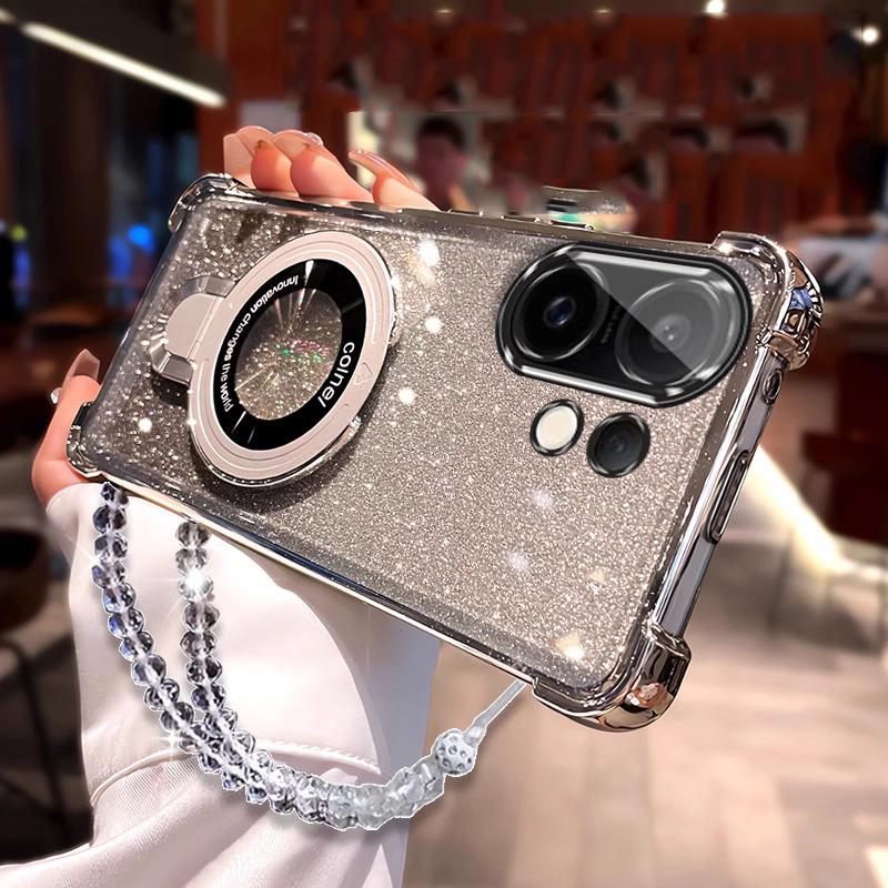 Новый магнитный держатель Magsafe чехол-браслет для Infinix Note 50 40 Note50 50X 50S Hot 50 40 Pro Plus Pro+ 50i 40i противоударный чехол