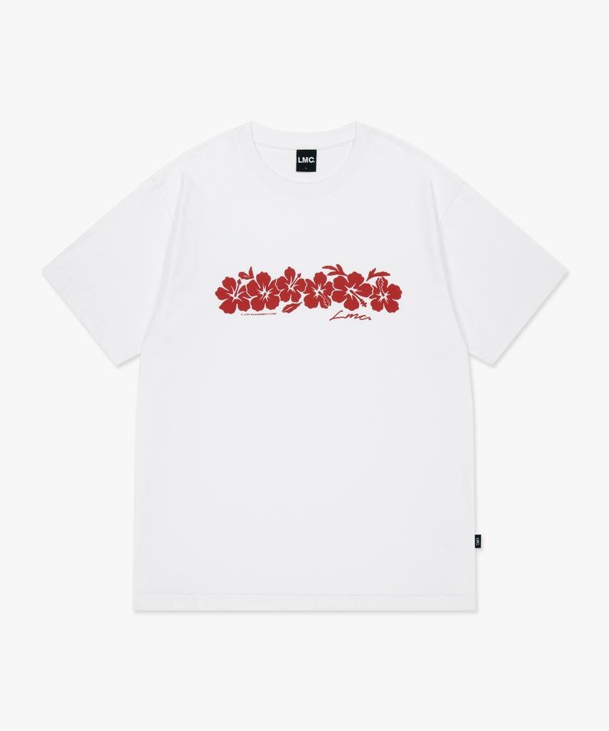 LMC Hibiscus Tee White