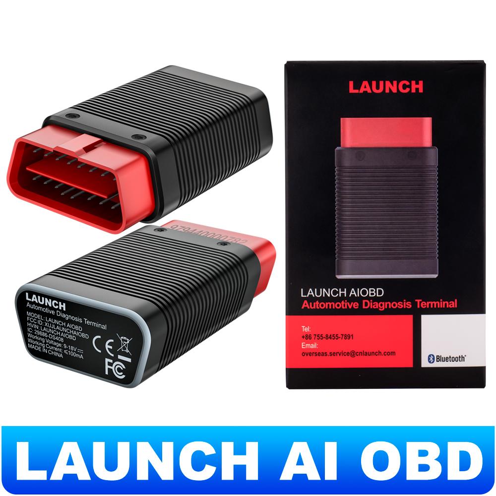 LAUNCH AIOBD Bluetooth-коннектор OBD2-сканер Полные OBD-функции Бесплатно на всю жизнь Для системы Android для iOS Автомобильные диагностические инструменты