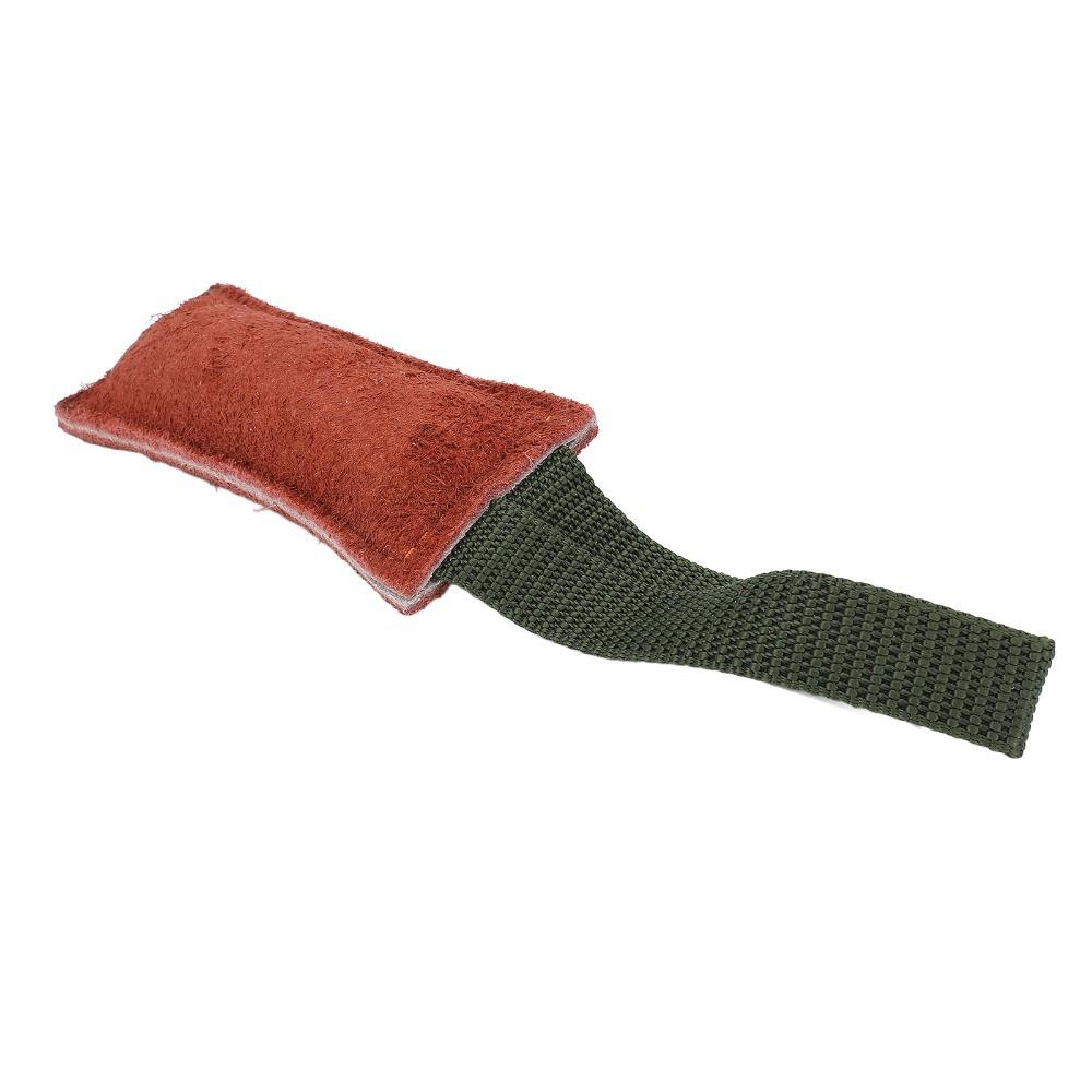 Durable Dog Bite Toy Genuine Leather Dog Training Stick Dog Bite Target Teeth Grinding